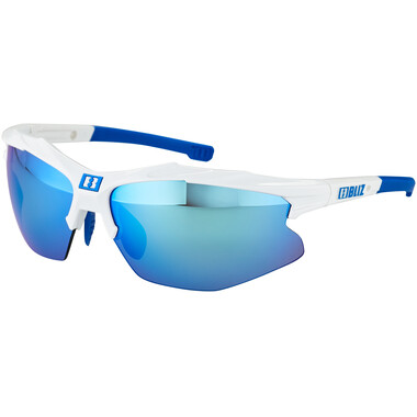 Óculos BLIZ HYBRID M12 Branco/Azul Iridium 2023 0
